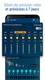 Météo et horloge transparent screenshot