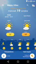 Météo Villes screenshot