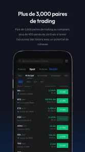MEXC: Achat de BTC et crypto screenshot