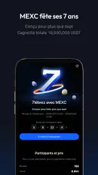 MEXC: Achat de BTC et crypto screenshot