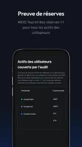MEXC: Achat de BTC et crypto screenshot