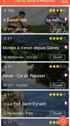 Mhikes, votre GPS de randonnée screenshot