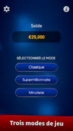 Millionnaire Quizz 2026 screenshot