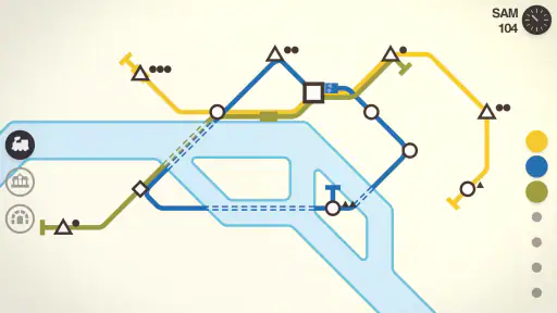 Mini Métro screenshot