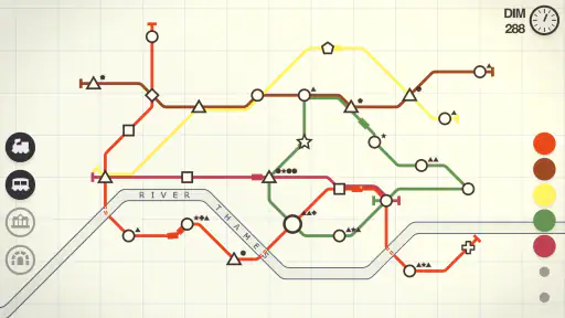 Mini Métro screenshot