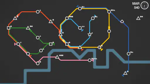 Mini Métro screenshot