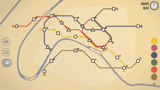 Mini Métro screenshot