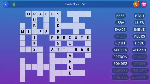 Mots Casés: Grilles illimitées screenshot