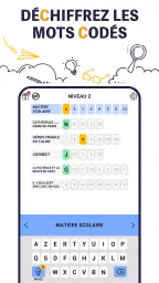 Mots Codés Pro - Crypto Puzzle screenshot