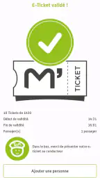 M'Ticket - Ticket mobile TaM screenshot