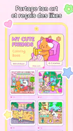 My Cute Friends: Coloriage screenshot