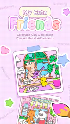 My Cute Friends: Coloriage screenshot