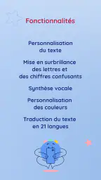 MYdys - aide pour la dyslexie screenshot