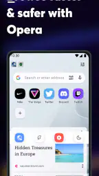 Navigateur Opera bêta screenshot