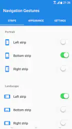 Navigation Gestures screenshot