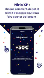 Nirio, services de paiement screenshot