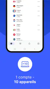 NordVPN : VPN sûr, en un clic screenshot
