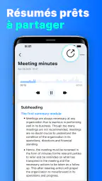 Notes Vocales：NoteFlow screenshot