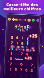 Numberzilla: Jeu de casse-tete screenshot