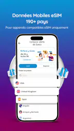 Numéro eSIM: Numéros & Données screenshot