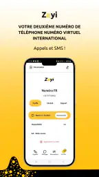 Numéros virtuels & Appels Sms screenshot