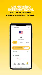 Numéros virtuels & Appels Sms screenshot