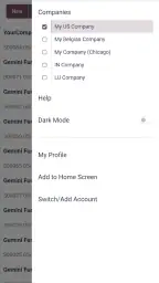 Odoo screenshot