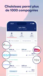 Omio: Train, bus, vols, ferry screenshot