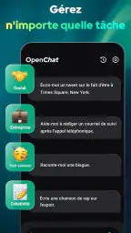 Open Chat - Appli de bot IA screenshot