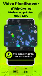 Optimiseur de trajets - Vision screenshot