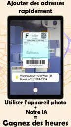 Optimiseur de trajets - Vision screenshot