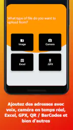 Optimiseur de trajets - Vision screenshot