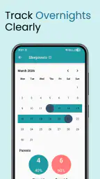 Our Days Co-Parenting Calendar screenshot