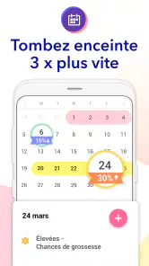 Ovulation et Règles Calendrier screenshot