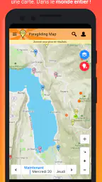 Paragliding Map screenshot