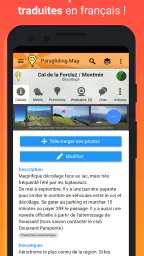 Paragliding Map screenshot