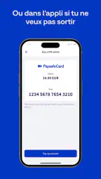 PaysafeCard-paiements prépayés screenshot