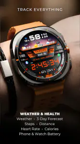 PER27 Digital Watch Face screenshot