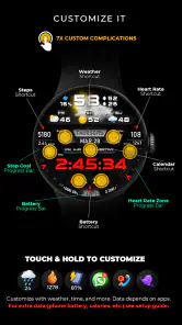 PER27 Digital Watch Face screenshot
