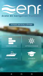 Permis bateau côtier ENF screenshot