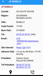 Pétanque Calendriers Concours screenshot