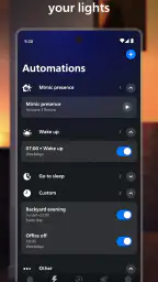 Philips Hue screenshot