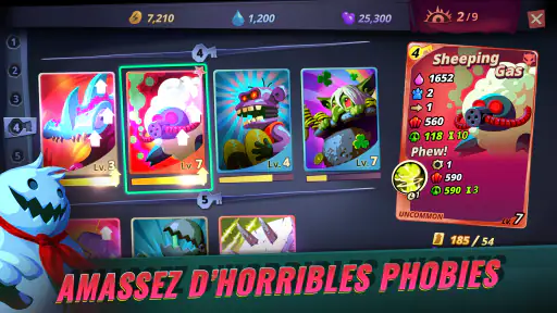 Phobies: Batailles de Cartes screenshot