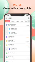 Planificateur de fête, mariage screenshot