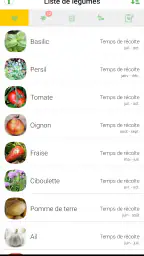 Planificateur de légumes screenshot