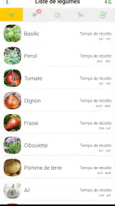 Planificateur de légumes screenshot