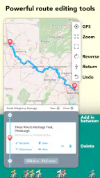 Planificateur itinéraires vélo screenshot