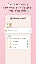 Planning repas semaine screenshot