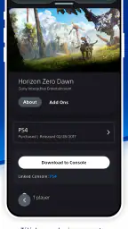 PlayStation App screenshot