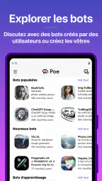 Poe - Chat IA rapide screenshot